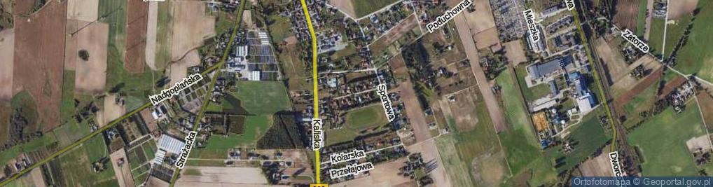 Zdjęcie satelitarne Piłkarska ul.